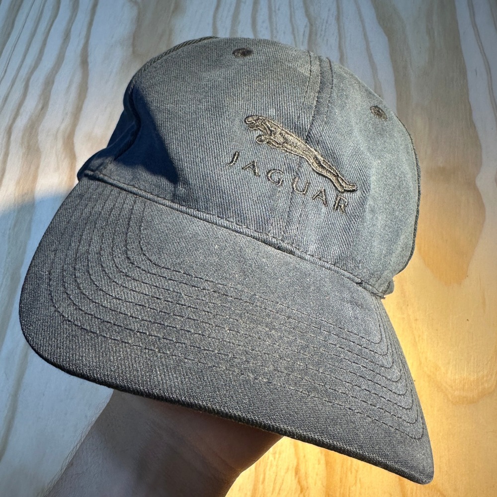 Jaguar Fersten Worldwide Prestige Collection Gray Embroidered Adjustable Hat